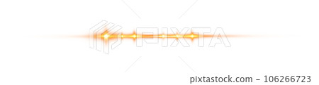 Yellow horizontal lens flares. Laser beams, horizontal light rays. Beautiful light flares. Glowing streaks on transparent background. PNG. Yellow horizontal lens flares. Laser beams, horizontal light rays. Beautiful light flares. Glowing streaks on transparent background. PNG. 106266723