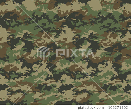 Fashionable camouflage pattern, military print .Seamless illustration Fashionable camouflage pattern, military print .Seamless illustration 106271302