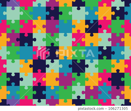 puzzle, seamless, jigsaw 106271305