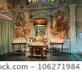 Hoorn, Netherlands. August 19, 2023. The interior of a catholic church. 106271984