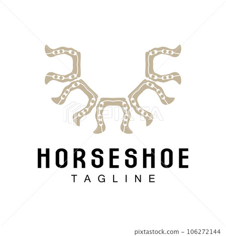 Horseshoe Logo, Cowboy Horse Vector, Icon Design Symbol Template Horseshoe Logo, Cowboy Horse Vector, Icon Design Symbol Template 106272144