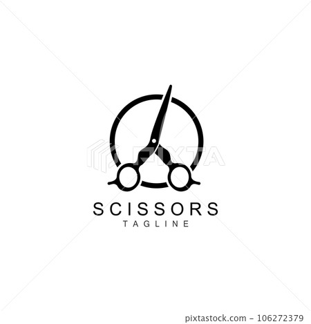 Scissors Logo, Shaver Vector, Simple Barber Shop Design, Icon, Background, Symbol, Template Scissors Logo, Shaver Vector, Simple Barber Shop Design, Icon, Background, Symbol, Template 106272379