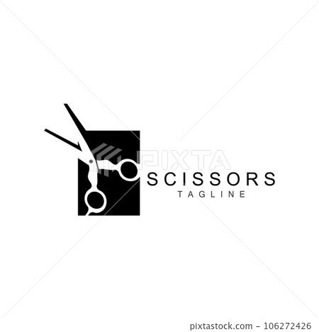 Scissors Logo, Shaver Vector, Simple Barber Shop Design, Icon, Background, Symbol, Template Scissors Logo, Shaver Vector, Simple Barber Shop Design, Icon, Background, Symbol, Template 106272426