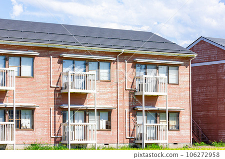 Blue sky and apartment Blue sky and apartment 106272958