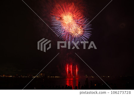 Fireworks display at the end of summer 106273728