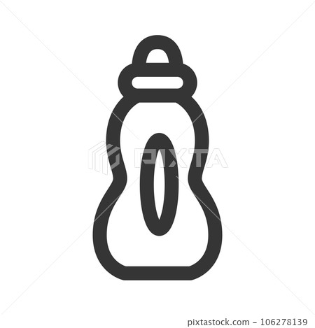 日用品線描單項圖標洗滌劑 日用品線描單項圖標洗滌劑 106278139