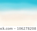 Background material Image of the sea of Okinawa Beach sand, waves, shallow sea color 106278208