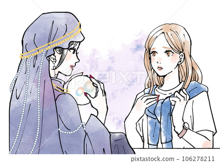 諮詢算命先生的女人 106278211