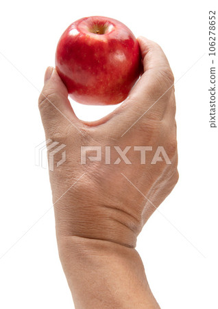New Zealand red apples and cheeky apples in hand New Zealand red apples and cheeky apples in hand 106278652