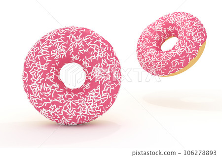 donut or donut with concept on a background donut or donut with concept on a background 106278893
