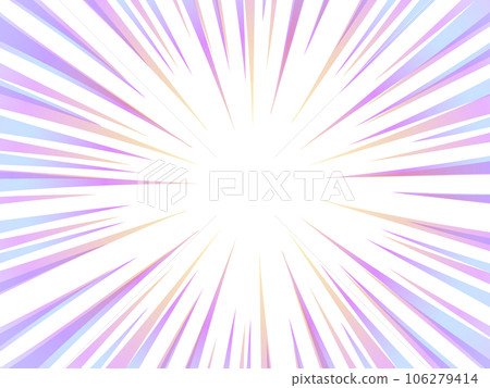 Colorful concentration line 106279414