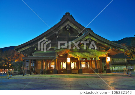 【出雲大社參拜殿（夜景）】島根縣出雲市大社町杵築東 106282143