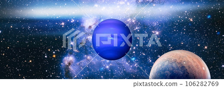 Stars of a planet and galaxy in a free space . Bright Star Nebula. Distant galaxy. Abstract image. Elements of this image furnished by NASA. Stars of a planet and galaxy in a free space . Bright Star Nebula. Distant galaxy. Abstract image. Elements of this image furnished by NASA. 106282769