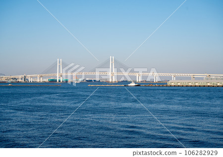 從大棧橋碼頭看到的橫濱港未來風景 106282929