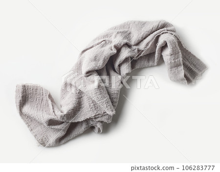 crumpled cotton napkin 106283777