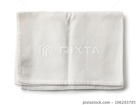 folded cotton napkin folded cotton napkin 106283785