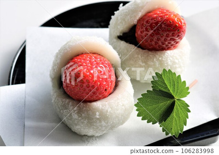下午茶時間清爽草莓大福 106283998