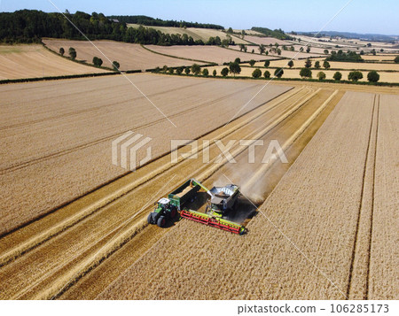 Aerial View - Harvest Time Aerial View - Harvest Time 106285173
