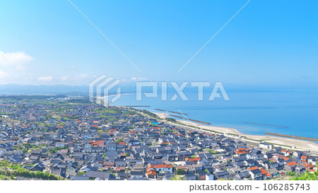 [從穗山展望台眺望出雲市]（高分辨率版）島根縣出雲市大社町杵築北 106285743