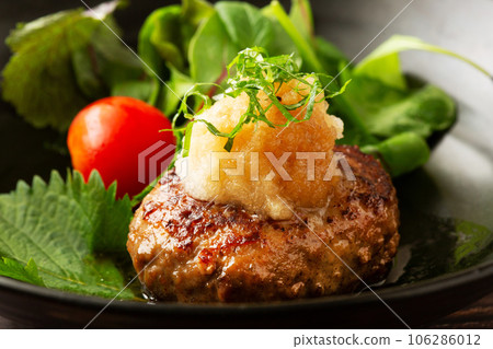 Japanese style hamburger 106286012