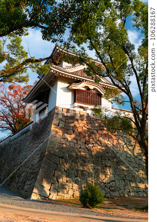 [Japan's Top 100 Castles] Okayama Castle in Late Autumn, Moon Viewing Turret 2, Kita Ward, Okayama City, Okayama Prefecture 106288167