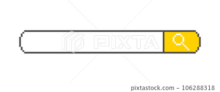 搜索bar_pixel圖片(黃色) 搜索bar_pixel圖片(黃色) 106288318