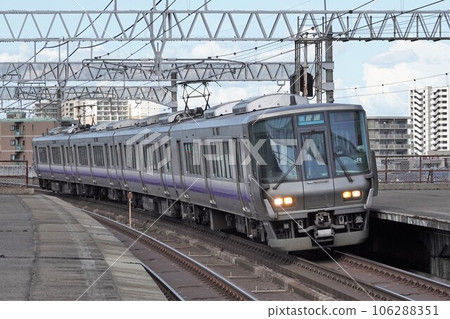 JR West Series 223 Series 2500 R54 Kosei Line B Local bound for Kyoto 106288351