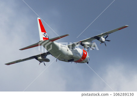 A Coast Guard C-130 taking off from Yokota Air Base A Coast Guard C-130 taking off from Yokota Air Base 106289130