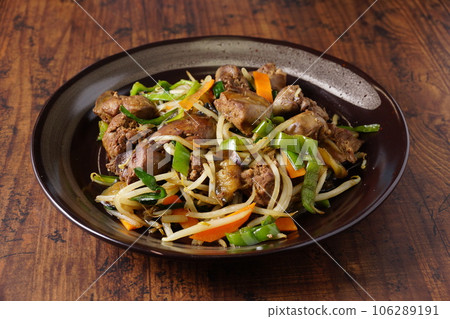 Stir-fried chive liver Stir-fried chive liver 106289191
