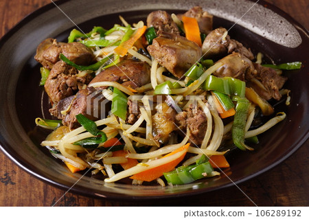 Stir-fried chive liver 106289192