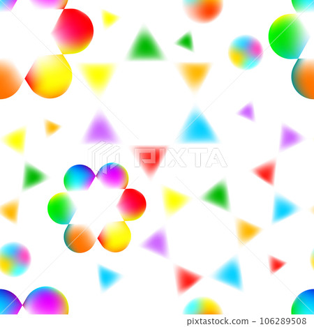 Seamless pattern gradient triangles on a white background. Vector illustration Seamless pattern gradient triangles on a white background. Vector illustration 106289508