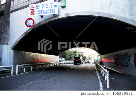 澀谷區八山町西鄉大橋下的道路 106289551