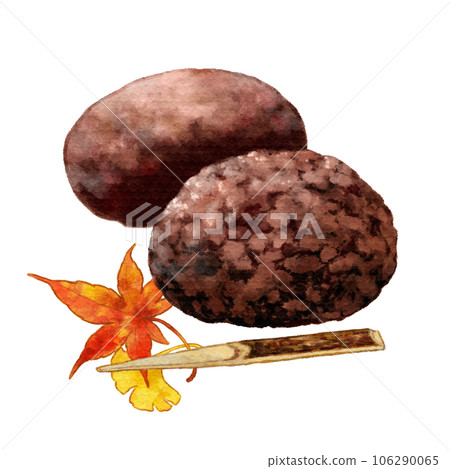 Ohagi for autumn equinoctial week with strained bean paste and coarse bean paste Ohagi for autumn equinoctial week with strained bean paste and coarse bean paste 106290065