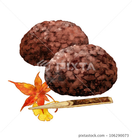 Botamochi rice cake made with grain bean paste for autumn equinoctial week 106290073