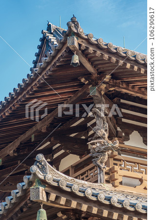 Nara Prefecture Horyuji Five-storied Pagoda World Cultural Heritage Nara Prefecture Horyuji Five-storied Pagoda World Cultural Heritage 106290617