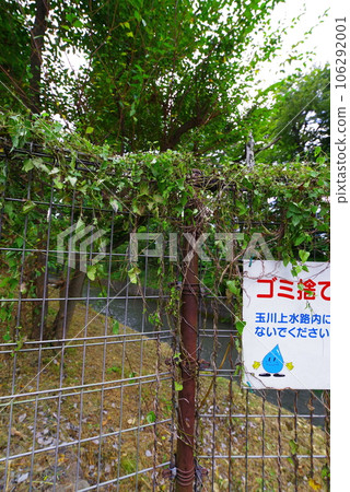 從昭島市三堀橋看到的玉川渡槽 從昭島市三堀橋看到的玉川渡槽 106292001