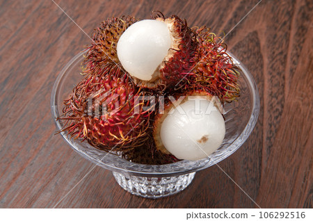 Rambutan, tropical fruit 106292516
