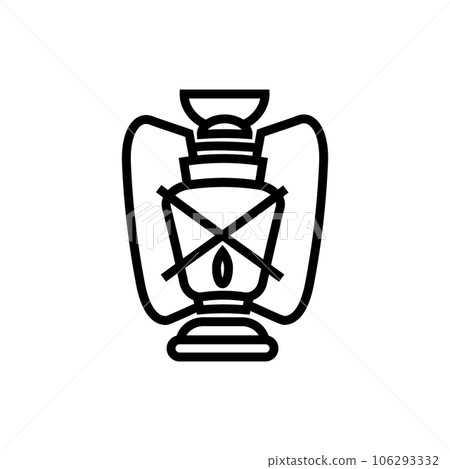Camping lantern icon. Vector camp lamp. Lamp icon. camping Camping lantern icon. Vector camp lamp. Lamp icon. camping 106293332