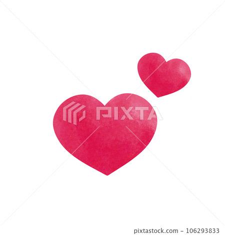 watercolor heart on white background watercolor heart on white background 106293833