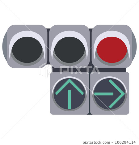 Traffic light illustration material vector Traffic light illustration material vector 106294114