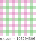 Pink and Green Plaid pattern 106294306
