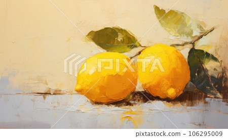 檸檬油畫_2人工智能生成 106295009