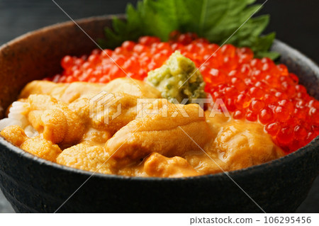 Dumpling on a bowl of rice Dumpling on a bowl of rice 106295456