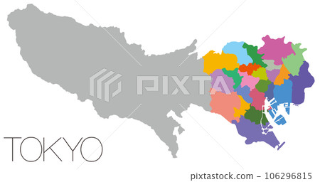 東京23區地圖 106296815