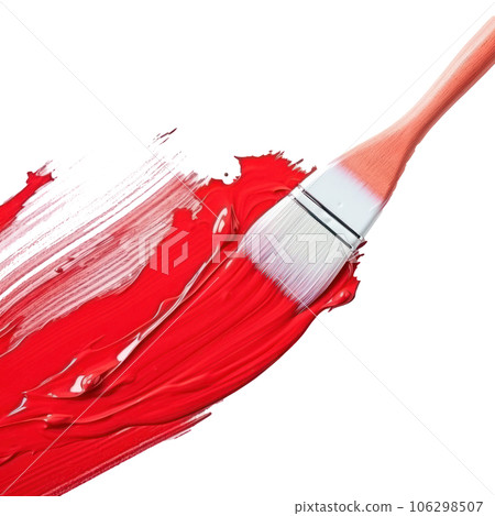Wide brush isolated 106298507