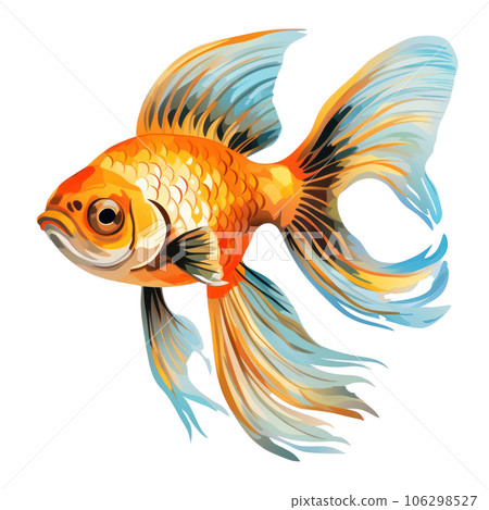 Vivid fish isolated 106298527
