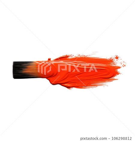 Wide brush isolated 106298812