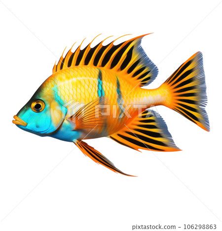 Vivid fish isolated Vivid fish isolated 106298863