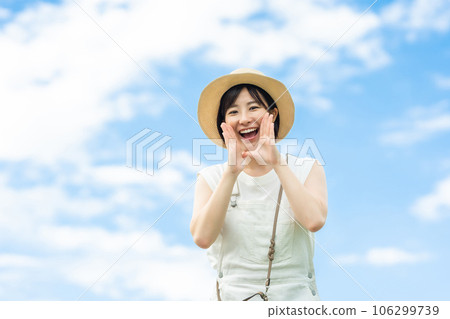 旅行的女人 旅行的女人 度假的女人 106299739