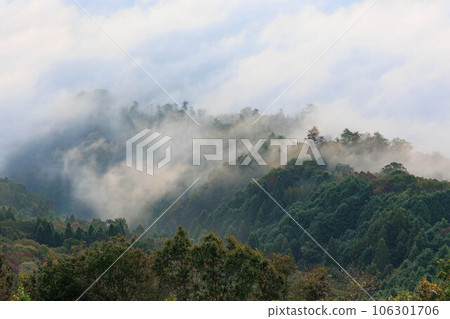 Sea of clouds seen from Mt. Onade ”Sayo Town, Hyogo Prefecture” Sea of clouds seen from Mt. Onade ”Sayo Town, Hyogo Prefecture” 106301706